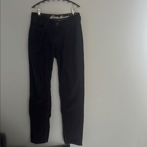 Eddie Bauer Black Corduroy Pants